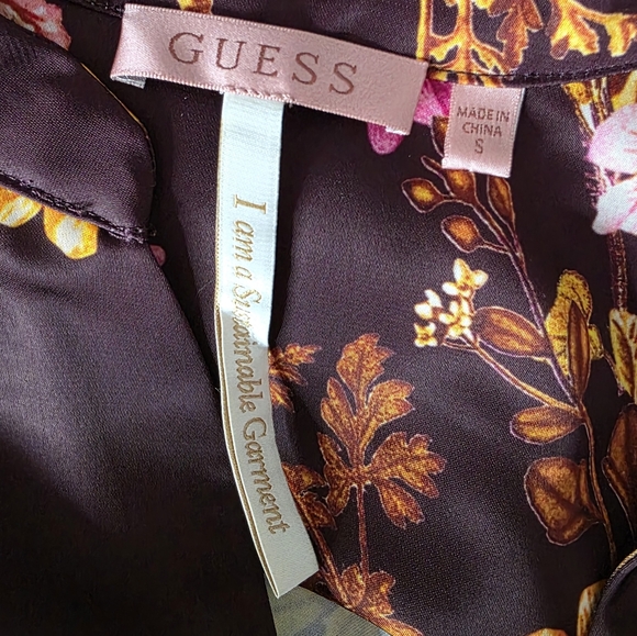 GUESS Sustainable Garmet Long Sleeve Blouse - Picture 8 of 11